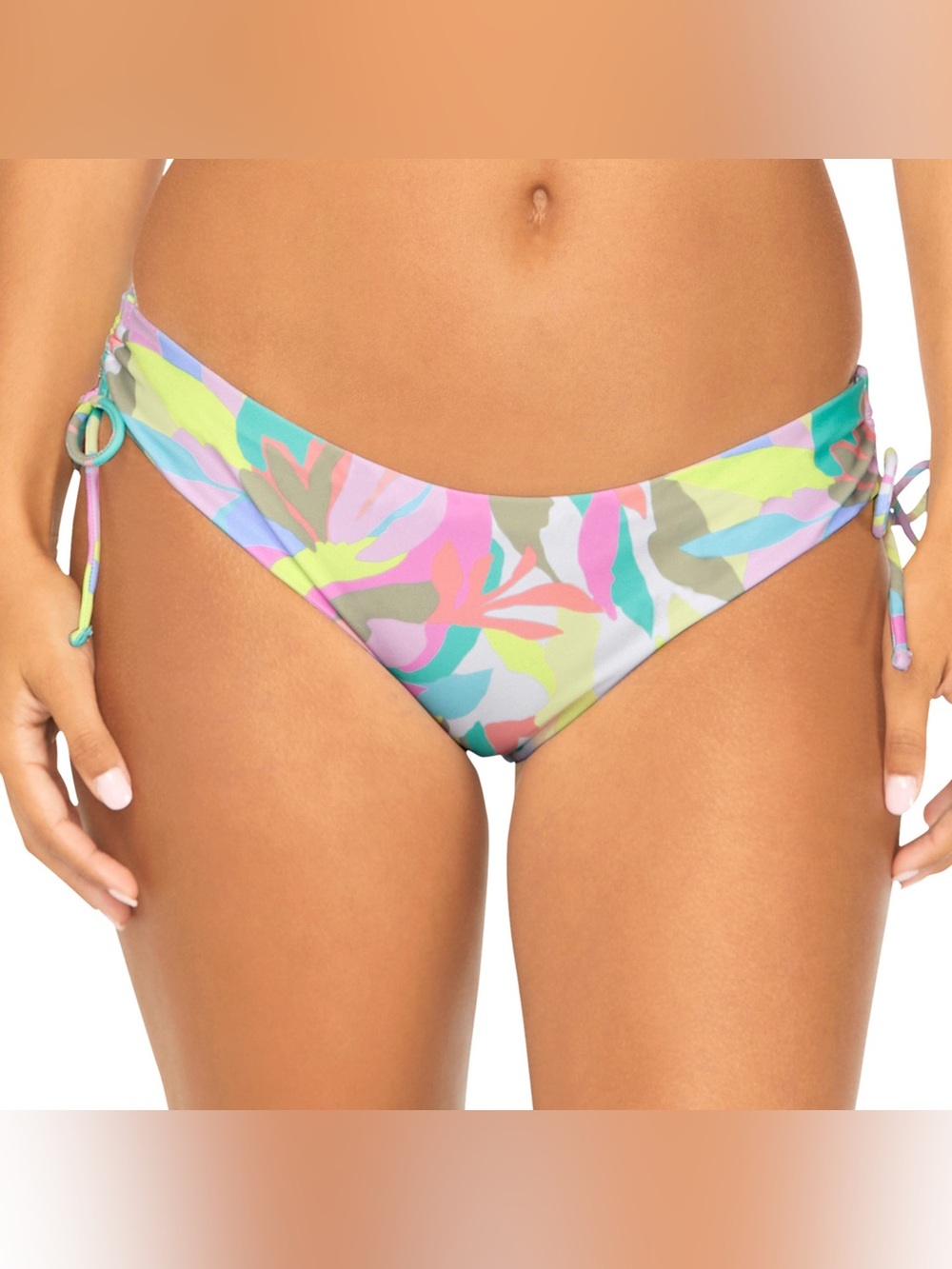 Raisins Juniors Ruched Luna Bikini Bottoms - Multi